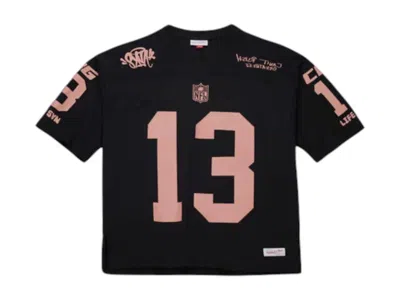 Pre-owned Syna World Men's  X Nfl X Mitchell & Ness Crg Jersey In Black/rose Gold In Multi