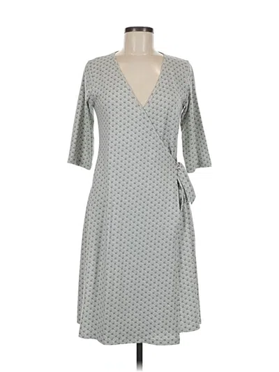 Pre-owned Synergy Casual Dress In Gray