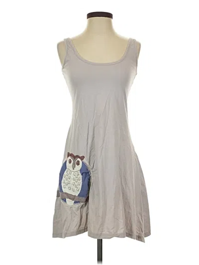 Pre-owned Synergy Casual Dress In Gray