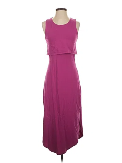 Pre-owned Synergy Casual Dress In Purple