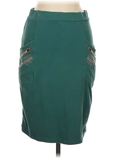 Pre-owned Synergy Casual Skirt In Blue