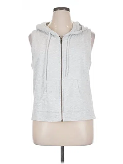 Pre-owned Synergy Zip Up Hoodie In Silver