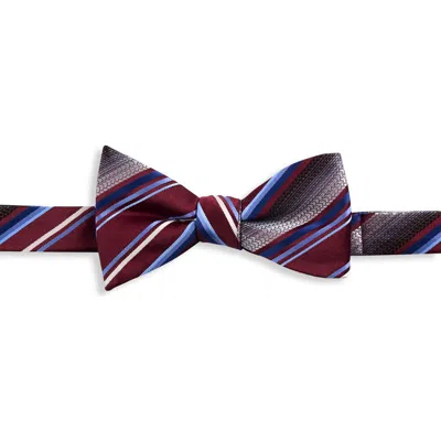 Synrgy Big & Tall Striped Bow Tie In Multi