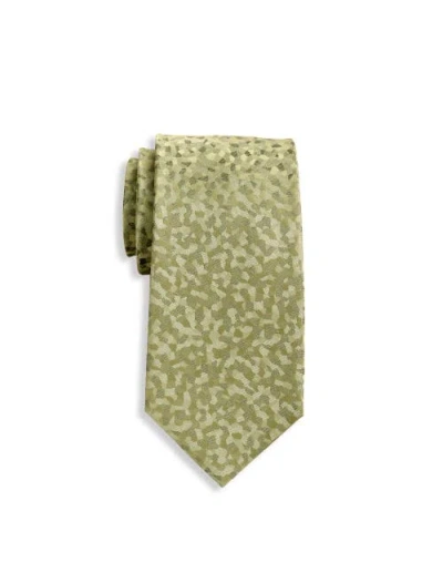 Synrgy By Dxl Big & Tall Abstract Patterned Tie In Green
