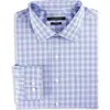 Synrgy Check Patterned Dress Shirt In Blue