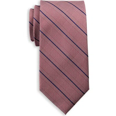 Synrgy By Dxl Big & Tall Dusty Glen Plaid Tie In Red
