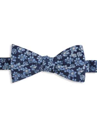 Synrgy By Dxl Big & Tall Flowers In Bloom Bow Tie In Blue