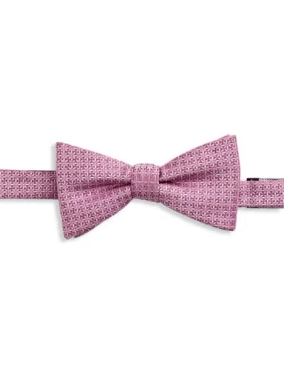 Synrgy By Dxl Big & Tall Geometric Bow Tie In Pink