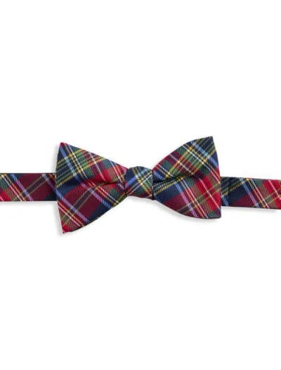 Synrgy By Dxl Big & Tall Holiday Plaid Bow Tie In Pink