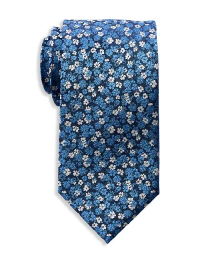 Synrgy By Dxl Micro Floral Tie In Blue
