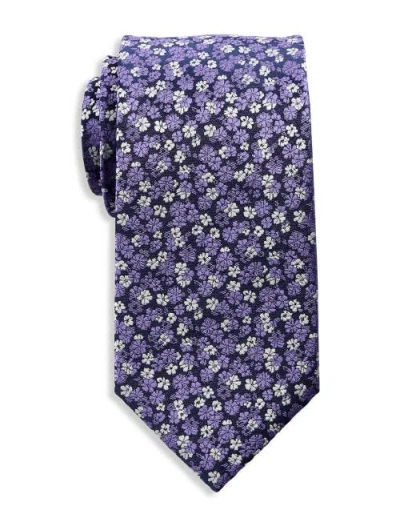 Synrgy By Dxl Micro Floral Tie In Purple