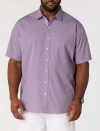 Synrgy By Dxl Big & Tall Micro Print Sport Shirt V2 In Multi