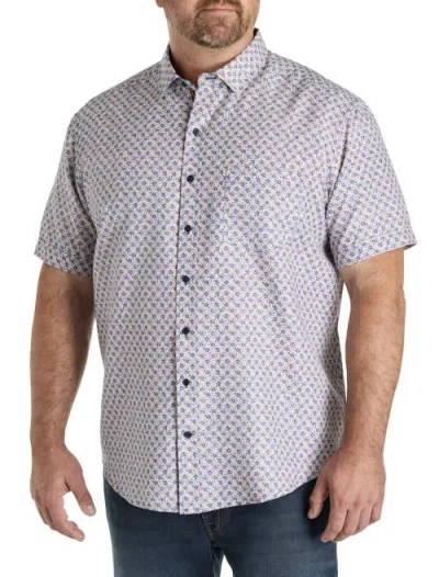 Synrgy By Dxl Big & Tall Microfiber Floral Sport Shirt