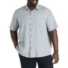 Synrgy By Dxl Big & Tall Plaid Microfiber Sport Shirt