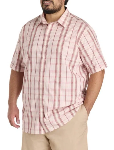 Synrgy By Dxl Big & Tall Plaid Sport Shirt In Multi