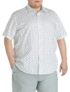 Synrgy By Dxl Big & Tall Skull Print Sport Shirt