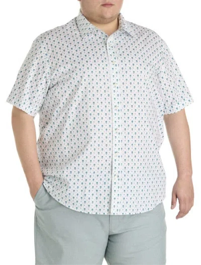 Synrgy By Dxl Big & Tall Skull Print Sport Shirt In Multi