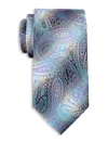Synrgy By Dxl Big & Tall Spring Paisley Tie In Aqua
