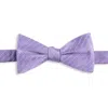 Synrgy By Dxl Big & Tall Striped Bow Tie In Purple