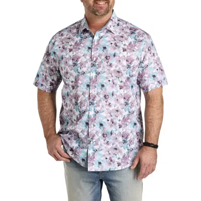 Synrgy By Dxl Big & Tall Watercolor Floral Sport Shirt V3 In Multi