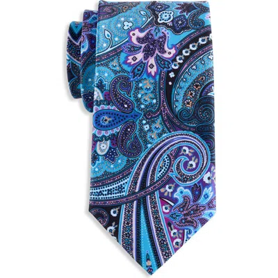 Synrgy By Dxl Digital Exploded Paisley Tie In Aqua