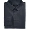 Synrgy By Dxl Performance Heather Dress Shirt In Carbon Heather
