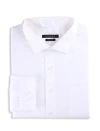 Synrgy Performance Solid Dress Shirt In White