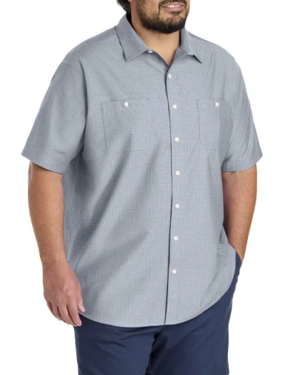 Synrgy By Dxl Textured Solid Sport Shirt