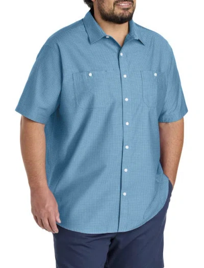 Synrgy By Dxl Textured Solid Sport Shirt