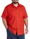 Synrgy By Dxl Textured Solid Sport Shirt