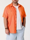 Synrgy By Dxl Textured Solid Sport Shirt