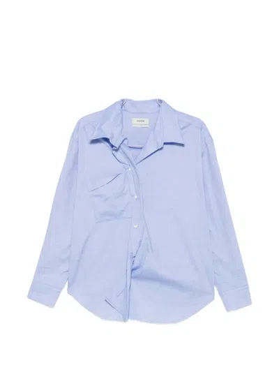 SYSTEM ASYMMETRIC-FRONT CHEST-POCKET SHIRT
