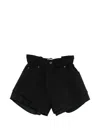 System Belt-loop Pocket Shorts In Black