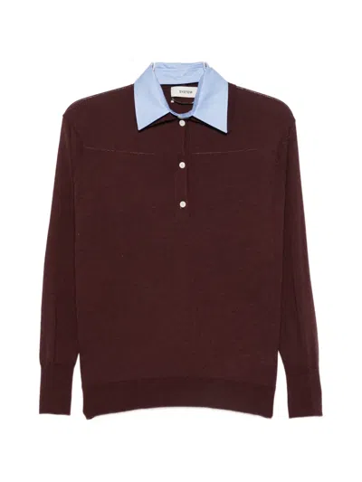 SYSTEM BUTTON-PLACKET SWEATER