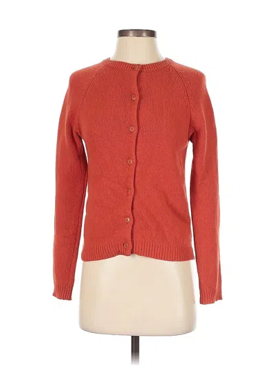 Pre-owned System Cardigan Sweater In Orange