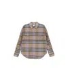 System Checked Pocket Shirt In Brown