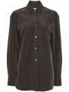 System Classic Loose Fit Shirt In Grey