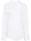 System Classic Loose Fit Shirt In White