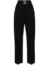 System Classic Tuxedo Trousers In Black