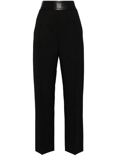 System Classic Tuxedo Trousers In Black