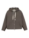 System Color-blocked Jacket In Gray