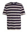 System Cotton Stripe Logo T-shirt In Multi