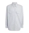 System Cotton Stripe Shirt In Multi