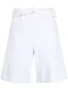 System Cotton Track Shorts In Grau