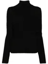 System Crossed Jumper In Black