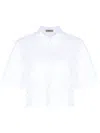 System White Drawstring Shirt In Weiss