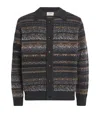 System Fair Isle Cardigan In Gray