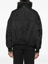 System High-neck Bomber Jacket In Black