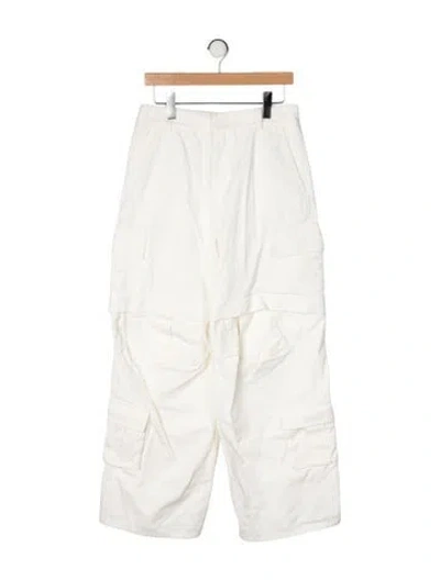 Pre-owned System High-rise Wide Leg Jeans In Neutral
