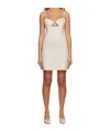 System Off-white Cutout Minidress In White